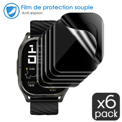 Film de Protection souple Anti-Espion pour BRIBEJAT Montre Connectée  1.76"  (Pack x6)
