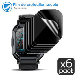 Film de Protection souple Anti-Espion pour Montre Forrader Montre numérique de Sport(Pack x6)