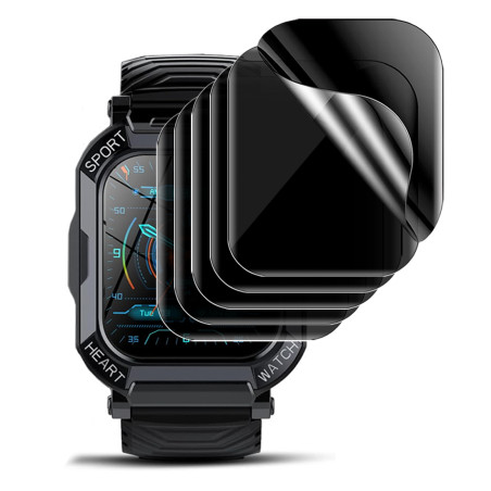 Film de Protection souple Anti-Espion pour Montre Forrader Montre numérique de Sport(Pack x6)