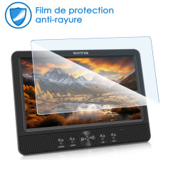 Protection d'Ecran en Verre Flexible pour WONNIE Lecteur DVD Portable Voiture 10,5"
