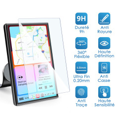 Protection d'Ecran en Verre Flexible pour Avylet Écran Carplay Voiture sans Fil (7 pouces)