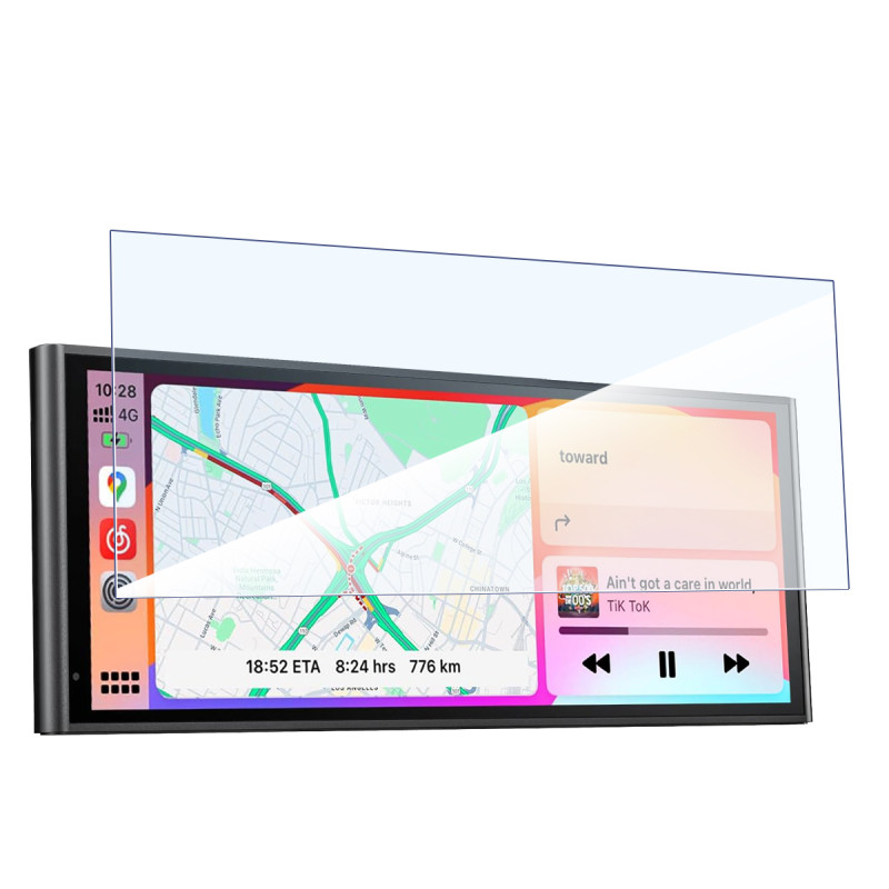 Protection d'Ecran en Verre Flexible pour CARPURIDE V92 Écran CarPlay Voiture sans Fil (10,26 Pouces)