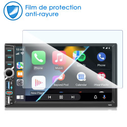 Protection d'Ecran en Verre Flexible pour Wootootoo (7080V) Écran CarPlay Voiture sans Fil (7 Pouces)