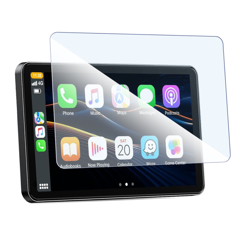 Protection d'Ecran en Verre Flexible pour MINIX Écran CarPlay Voiture sans Fil (8,9 Pouces)