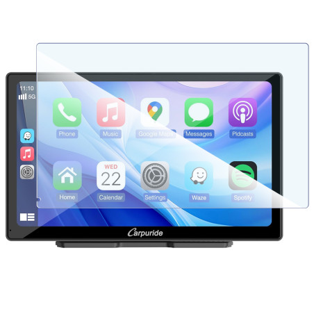 copy of Protection d'Ecran en Verre Flexible pour CARPURIDE C98 Écran Auto sans Fil CarPlay (9 Pouces)