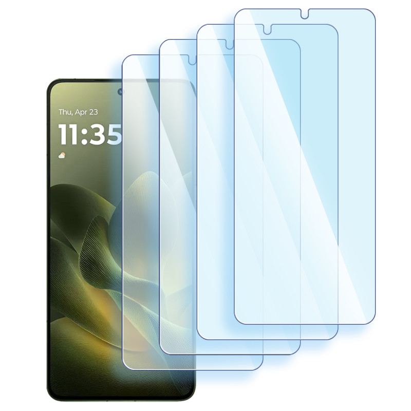 Protection d'écran Anti-Lumière Bleue compatible pour Oppo Reno15 F (Pack x4)