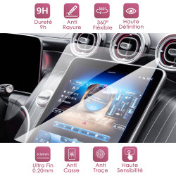 Protection d'écran en Verre Flexible pour Mercedes Benz Classe C W206 GLC W254 (2022-2026)  11,9 pouces