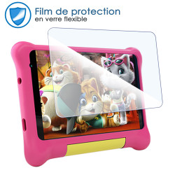 Protection en Verre Flexible pour MUISOO Tablette Enfants 7 Pouces