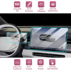 Protection d'écran en Verre Flexible pour XPeng G6 2025-2026 (Navigation 15,6" et Tableau de Bord 10,25")