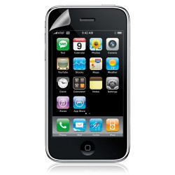 coque pour Apple Iphone 3G / 3GS couleur jaune + Film de protection + stylet