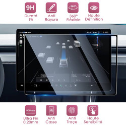 Protection d'écran en Verre Flexible pour Tesla Model Y YL 2025-2026 Juniper Launch 16 pouces