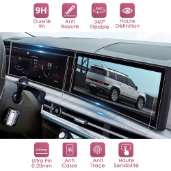 Protection d'écran en Verre Flexible pour HYUNDAI Santa Fe 2024  (Ensemble deux écrans 12,3 pouces)
