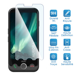 Verre Flexible Dureté 9H pour Smartphone Doro Aurora A10  (Pack x2)