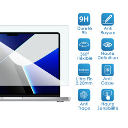Protection écran en Verre Flexible pour Ordinateur Apple MacBook Puce M5 - 14,2 Pouces