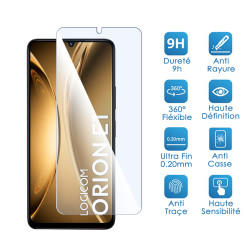Verre Flexible Dureté 9H pour Smartphone LOGICOM Orion E1  (Pack x2)
