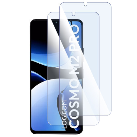 Verre Flexible Dureté 9H pour Smartphone  LOGICOM Cosmo M2 Pro (Pack x2)