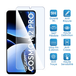 Verre Flexible Dureté 9H pour Smartphone  LOGICOM Cosmo M2 Pro (Pack x2)