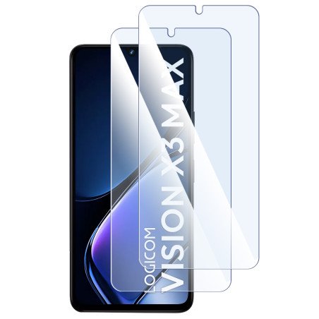 Verre Flexible Dureté 9H pour Smartphone  LOGICOM Vision X3 Max Pro (Pack x2)
