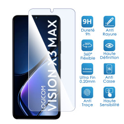 Verre Flexible Dureté 9H pour Smartphone  LOGICOM Vision X3 Max Pro (Pack x2)