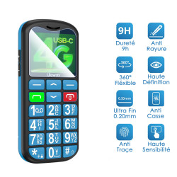 Verre Flexible Dureté 9H pour Uleway 4G Téléphone portable (Pack x2)