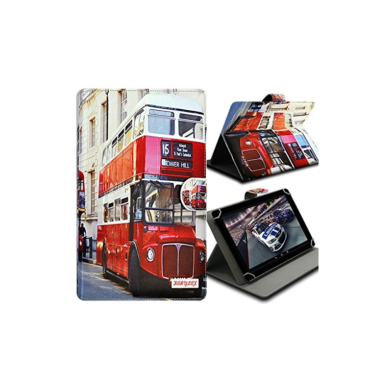 Housse Etui Universel à Rabat Fonction Support avec motif ZA10 pour Tablette Fnac Kobo Arc 7"