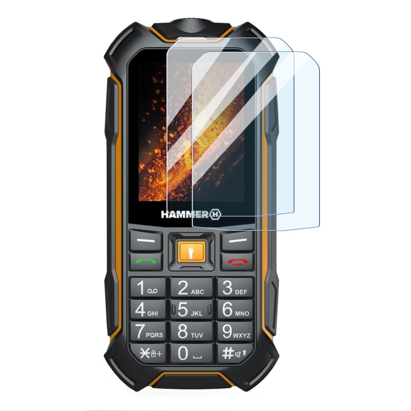 Verre Flexible Dureté 9H pour Téléphone Hammer Boost 2 LTE  4G (Pack x2)