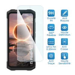 Verre Flexible Dureté 9H pour Téléphone Luzglo Fire 3 (Pack x2)