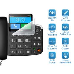 copy of Verre Flexible Dureté 9H pour Téléphone Maxcom MM42D SE 4G  (Pack x2)