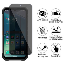 copy of Protection Anti-Espion en Verre Flexible pour Smartphone Blackview Fort 2 (Pack x2)