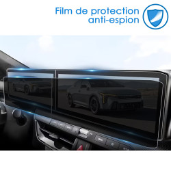 Protection Anti-Espion en Verre Flexible pour Kia EV3 EV4 Ev5 2025 2026 12,3 pouces