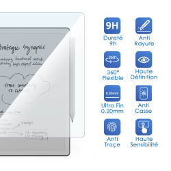 Protection en Verre Flexible pour reMarkable Paper Pro Écran 11,8 pouces