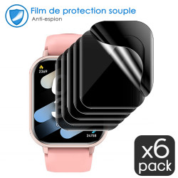Film de Protection souple Anti-Espion pour Montre Connectée PoucesFemme  Dakofied 1,83 pouces (Pack x6)