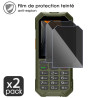 Protection Anti-Espion en Verre Flexible pour Hammer 6 4G LTE - 2,4 pouces (Pack x2)