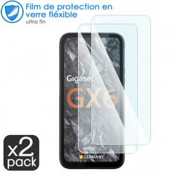 Verre Flexible Dureté 9H pour Smartphone Gigaset GX6 Pro (Pack x2)