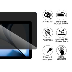 Protection Anti-Espion en Verre Flexible pour Tablette DANEW Dslide 117 (10 pouces)