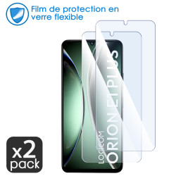 Verre Flexible Dureté 9H pour Smartphone LOGICOM Orion E1 Plus (Pack x2)