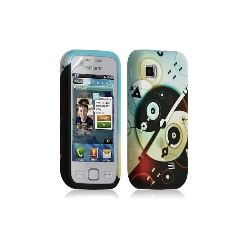 copy of Coque étui en gel pour Samsung Wave 575 S5750 avec motif LM13