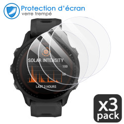 [Pack x3] Protection d'écran en Verre Trempé Dureté 9H pour Garmin Forerunner 165 (37mm)