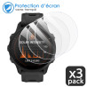 [Pack x3] Protection d'écran en Verre Trempé Dureté 9H pour Garmin Forerunner 165 (37mm)