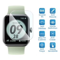 Envoyer Series Ultra/49mm [Pack x3] Protection d'écran en Verre Trempé pour ECG Montre TAOPON 1.97"