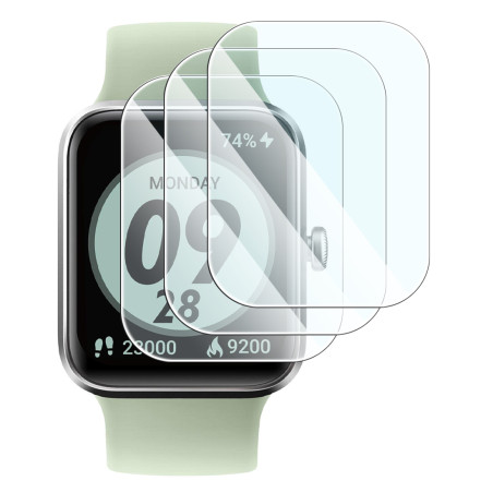 Envoyer Series Ultra/49mm [Pack x3] Protection d'écran en Verre Trempé pour ECG Montre TAOPON 1.97"